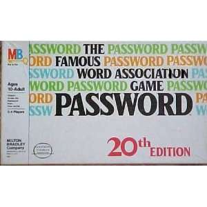  20th Edition Password Toys & Games