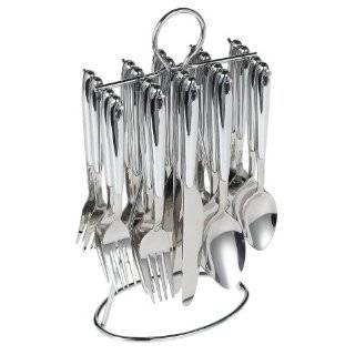   Flatware Set with Hanging Rack, Service for 4 ~ Cambridge Silversmiths