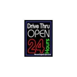  Drive Thru Open 24hr LED Sign 