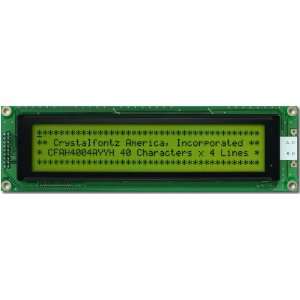  Crystalfontz CFAH4004A YYH JT 40x4 character LCD display 