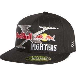 Fox Racing Red Bull X Fighters Core 210 Hat   Large/X Large/Pinstripe