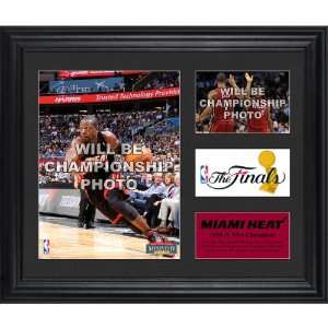  Mounted Memories Miami Heat 2011 NBA Finals Champions 2 