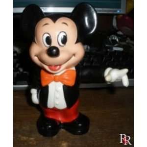   Vintage Disney 6 Plastic Mickey Mouse Bank 