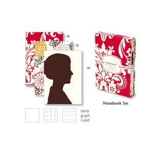  Thomas Paul Notebook Set of 3  Red Arts, Crafts & Sewing