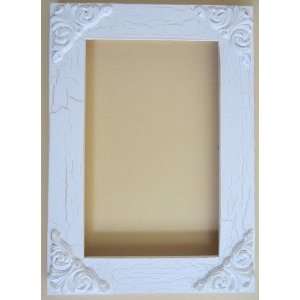  June Frame 6x9.5 Fleamarket Finish, Icing Arts, Crafts 