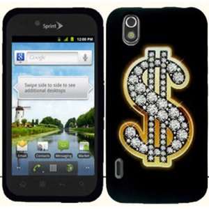  Dollar TPU Case Cover for LG Optimus White Cell Phones 