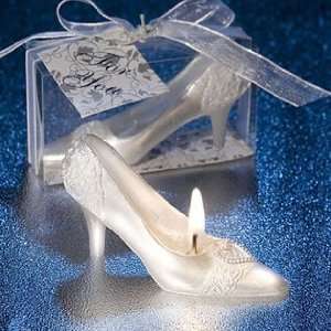  Elegant Wedding Shoe Candle Favors, 1