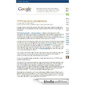  Google Online Security Blog Kindle Store Google