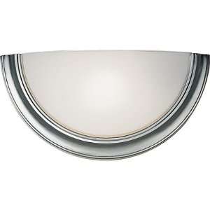Energy Star 13W Eclipse Brushed Steel Compact Fluorescent Sconce Lamp 