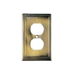  Mintcraft 3240 3AB Square Bead Single Receptacle Wall 