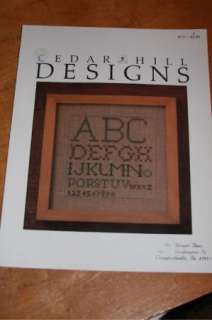 Cross Stitch Pattern Cedar Hill Designs Sampler Vintage  