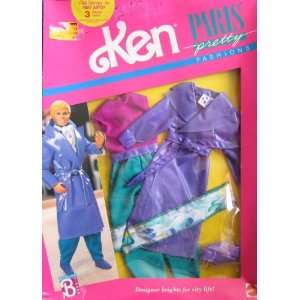    Barbie KEN Paris Pretty Fashions Outfit (1989) Toys & Games
