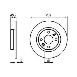  Bosch 3266 Distributor Cap Automotive