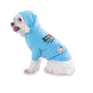 BEWARE OF THE GRIFFIN Hooded (Hoody) T Shirt with pocket for your Dog 