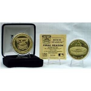    Busch Stadium 24Kt Gold Final Season Coin