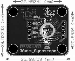 L3G4200D 3 Axis Gyroscope Module   Arduino Compatible  