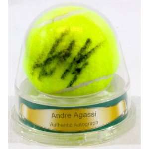  Andre Agassi Signed Tennis Ball   Autographed Tennis Balls 