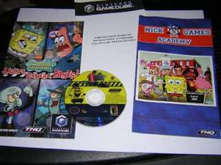 SpongeBob SquarePants Lights Camera PANTS Nintendo GameCube 2005 