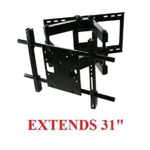 LCD/PLASMA 37~60 Dual Arm Tilt/Swivel Wall Mount EXTENDS 31 