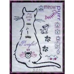    My Cat Sampler   Cross Stitch Pattern Arts, Crafts & Sewing