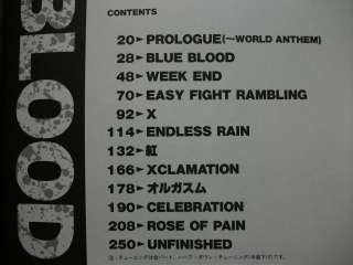 JAPAN BLUE BLOOD JAPAN BAND SCORE GUITAR TAB  