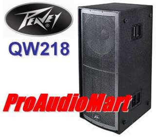 PEAVEY QW218 Professional High end Direct Radiator Subwoofer Authorize 