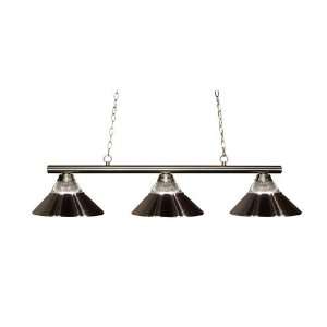  Z Lite 155 3BN RBN 3 Light Billiard in Brushed Nickel 