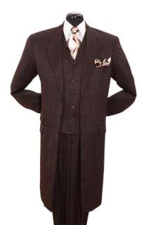   Moda Fashionable 42 Long Suit Navy / Black / Brown Sty 906  