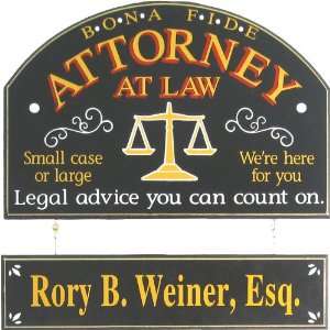  Attorney   Advice You Can Count On   Personalized Framed 