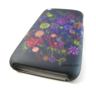   COLORFUL FLOWER HARD CASE COVER APPLE IPHONE 3G 3GS S PHONE ACCESSORY