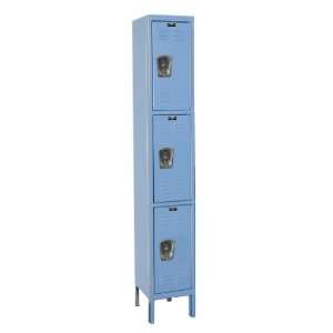Hallowell U1228 3MB Marine Blue Steel Premium Wardrobe Locker, 1 Wide 
