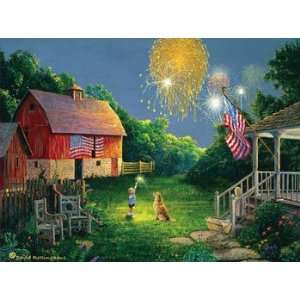  Fourth Of July Boy and Golden Puzzle Toys & Games