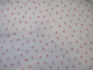 RACHEL ASHWELL SIMPLY SHABBY CHIC Pink Little Roses Flat Bed Sheet 