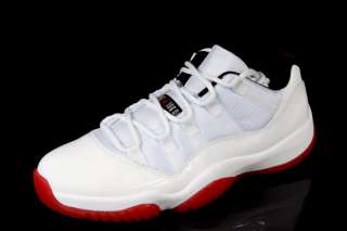 DS AIR JORDAN XI RETRO LOW 2012 WHITE RED CONCORD 11 SIZE 9 11.5 