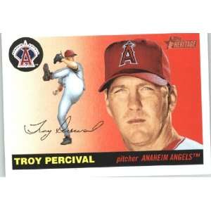  2004 Topps Heritage #141 Troy Percival   Anaheim Angels 
