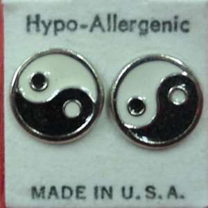  Yin Yang Stud Earrings 