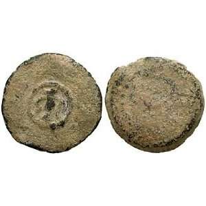   Jannaeus (Yehonatan), 103   76 B.C.; Lead Tessera Toys & Games