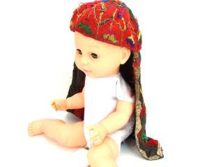 Turkman Tribal Cotton Baby HAT Belly Dance Doll 750b1  