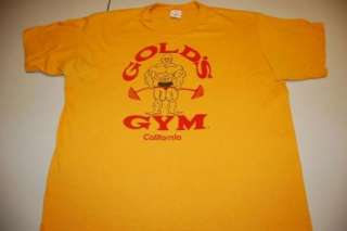 vtg golds golds gym california t shirt super soft large  