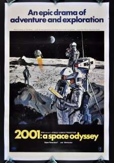 2001 A SPACE ODYSSEY *1SH ORIG MOVIE POSTER 1968 SCI FI  