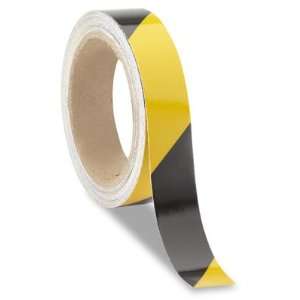    1 x 10 yards Black/Yellow Reflective Tape