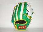 ZETT Baseball Gloves 12 Green {Special Order} RHT  