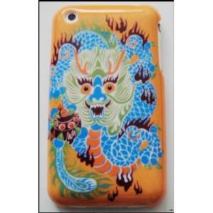  New Yellow Dragon Fashion Cover Case for iPhone 3Gs 3G 
