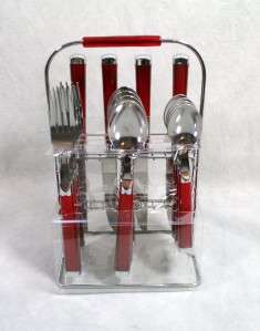 Cambridge Flatware 16 Piece Service for Four With Caddy New  