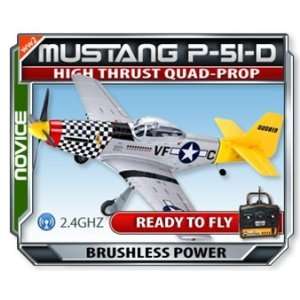    Parkflyers P51D EPO Large Mustang RTF RC Plane 21084 Toys & Games