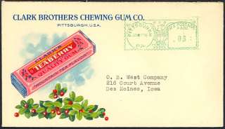 CLARK BROTHERS CHEWING GUM AD COVER   VF  