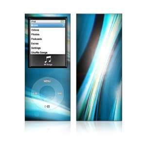  Apple iPod Nano 4G Decal Skin   Abstract Blue Spectrum 