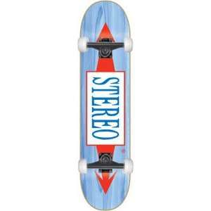  Stereo Arrows Complete Skateboard   8.25 Lite Blue w 