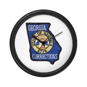  Georgia Corrections Police Wall Clock by  
