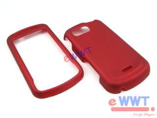 for Sprint Samsung M900 Moment New Red Rubber Rubberized Skin Cover 